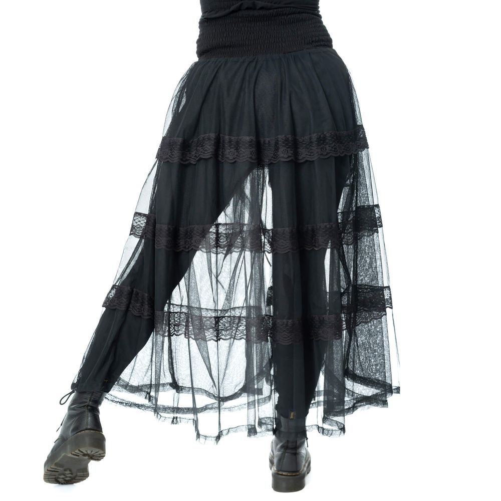 Poizen Industries - Eliora Jupe longue - Noir